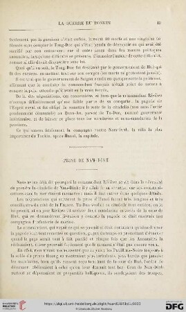 Prise de Nam-Dinh … Le Tonkin