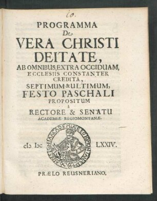 7: Festo Paschali Propositum