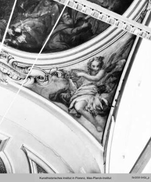 Der heilige Franziskus in der Glorie : Engel