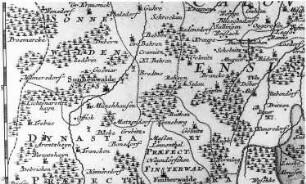 Karte der Markgrafschaft Niederlausitz, Seutter, Mitte 18. Jh.