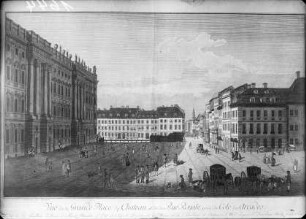 Berlin, Ansicht de Schloßplatzes mit Blick auf die Burg-, Königs- und Breite Straße