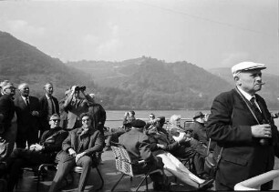 Auf M.S. Prinses Margriet, Fahrgäste auf Deck