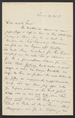 Brief an Karl Klindworth : 24.02.1895