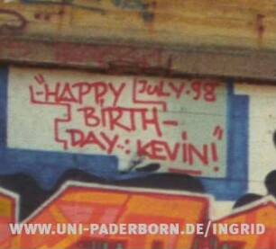 "HAPPY BiRTH-DAY: KEViN!"