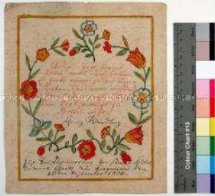 Taufbrief für Georg Wendling; Hagenau, 16. Sept. 1804