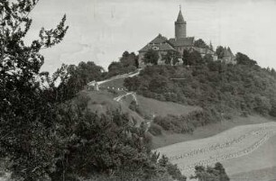 Seitenroda, Leuchtenburg : Seitenroda. Leuchtenburg. Ansicht von Nordwesten