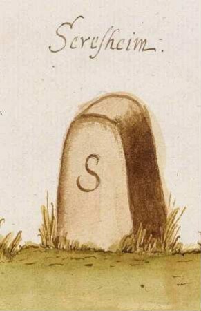 Sersheim LB (Stromberger Forst, Marksteinzeichen II)