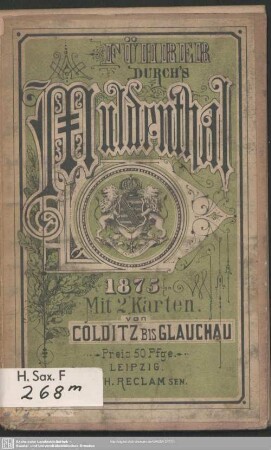 Führer durchs Muldenthal von Colditz bis Glauchau
