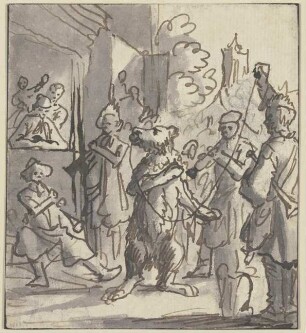 Musikanten mit Tanzbär