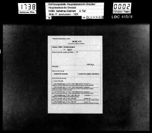 Der Einfall der preußischen Truppen in das Markgraftum Oberlausitz