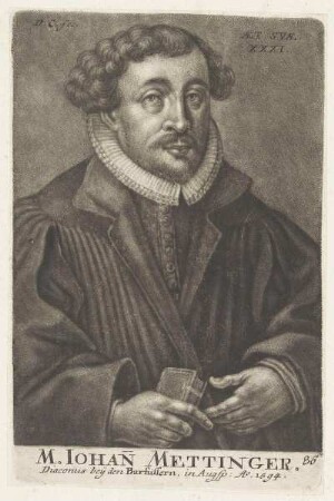 Bildnis des Iohan Mettinger