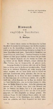Bismarck in der englischen Karikatur