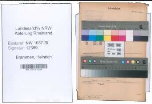 Entnazifizierung Heinrich Brammen , geb. 21.05.1911 (Angestellter)