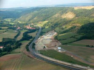 Ausfahrt Jena-Göschwitz, BAB A 4, Portal Jagdbergtunnel