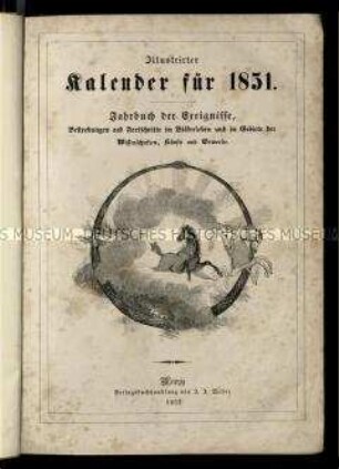 Illustrierter Kalender. 6. Jahrgang 1851