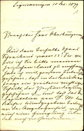 5-10-12-11.0000: Leopold, Prinz von Hohenzollern; diverse Schreiben ff.: Interesse an der "Brückenfrage"