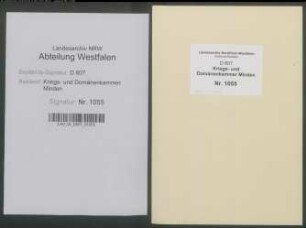 Abstellung der Unordnung im Remissionswesen und Entwurf eines neuen Remissions-Reglement