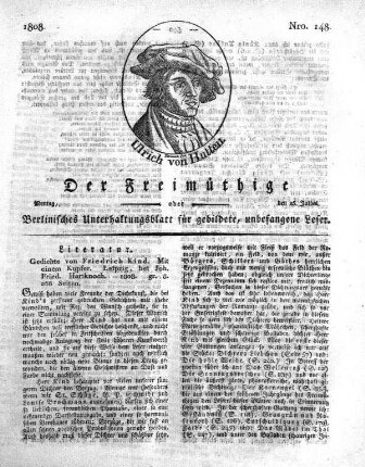 Nro. 148, Montag, den 25. Julius 1808