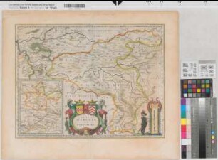 Mark (Grafschaft) Ravensberg (Grafschaft) Territorialkarte Comitatus Marchia et Ravensberg um 1640 2 dt. Meilen = 5,65 cm 38 x 50 kol. Kupferstich: Blaeu