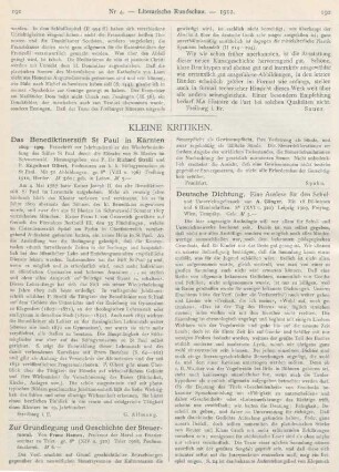 191-194 Kleine Kritiken