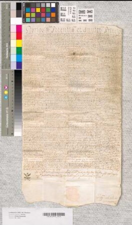 Mandat der Rota Romana für die Stifter Marienfeld, Clarholz und Freckenhorst, betreffend die Archidiakonatsverhältnisse.