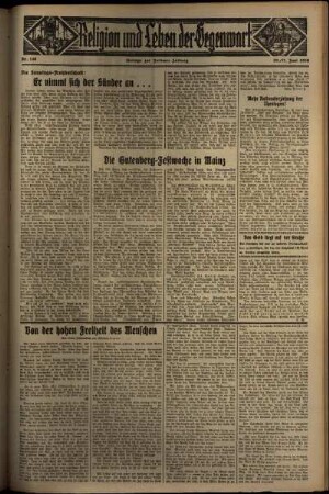 Dritte Ausgabe vom Samstag, den 20. Juni 1936.