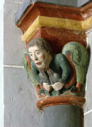 Mann mit Drachen