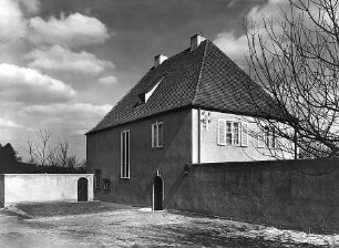 Fick, Roderich; Herrsching - Rezensried; Landhaus Ulrich Ploetz - Außenansicht vom Innenhof (Perspektive)
