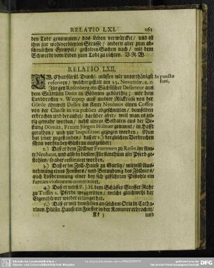 Relatio LXII