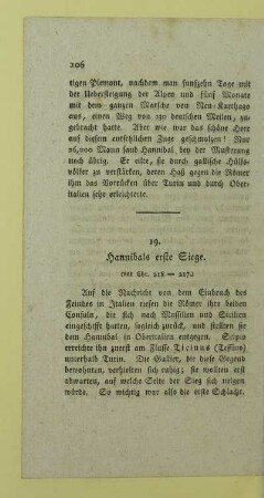 19. Hannibals erste Siege