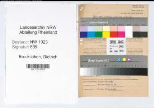 Entnazifizierung Dietrich Bruckschen , geb. 03.09.1888 (Landwirt)