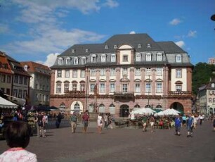Heidelberg - Das Alte Rathaus : Das historische Rathaus, aufgenommen in der Altstadt von Heidelberg am 13. Juli 2010