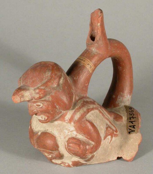 Reclining anthropo-zoomorphic figure