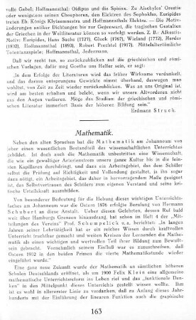Mathematik.