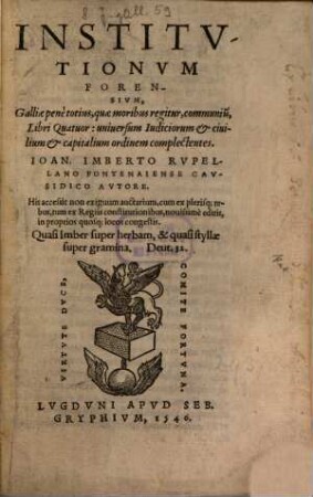 Institutiones forenses : libri quatuor