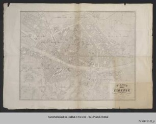 Plan der Stadt Florenz