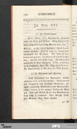 Zu Nro. XVI.