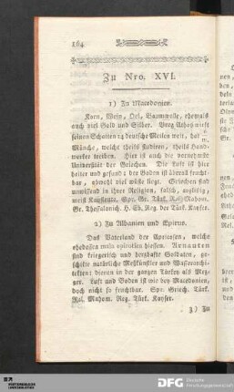 Zu Nro. XVI.