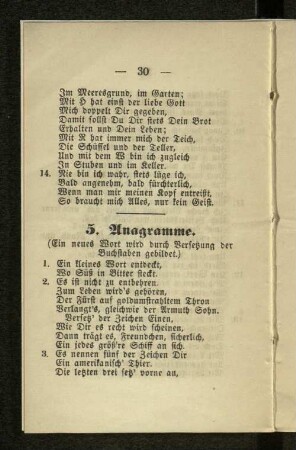 5. Anagramme.