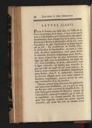 Lettre CLXXVI-CLXXX