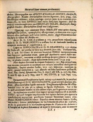 Commercivm litterarivm ad rei medicae et scientiae natvralis incrementvm institvtvm qvo qvicqvid novissime observatvm agitatvm scriptvm vel peractvm est svccinte dilvcideqve exponitvr. 1733