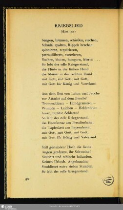 Kriegslied