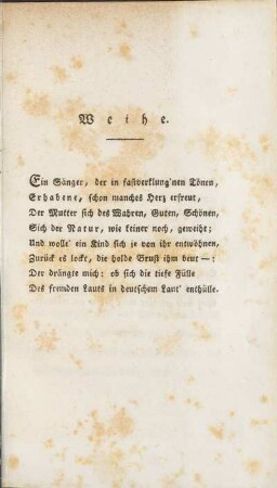 Weihe