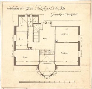 Dolmetsch, Theodor; Brackenheim; Haus Fender - Grundriss DG