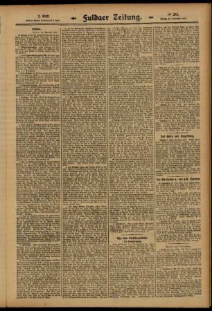 Zweite Ausgabe vom Montag, den 22. Dezember 1913.
