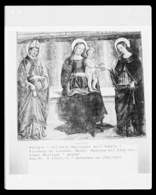 Madonna mit Kind zwischen Heiligen