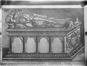 Das Grabmal Anton von Lalaing von Jehan Mone
