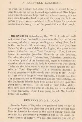 Remarks by Mr. Lord