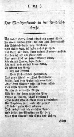 Fünfzehntes Stück, den 10. Oktober 1795