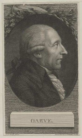 Bildnis des Christian Garve